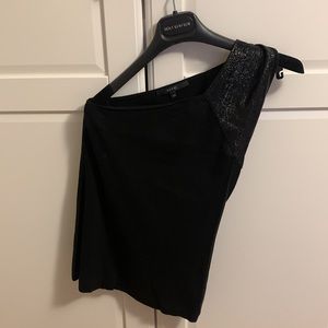 One Shoulder Gucci Shirt